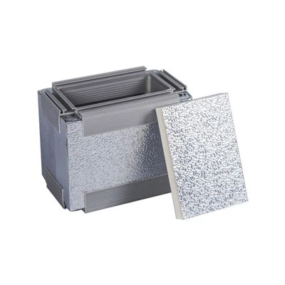 HAVC ایلومینیم فوائل PU پری انسولیٹڈ ڈکٹ پینل